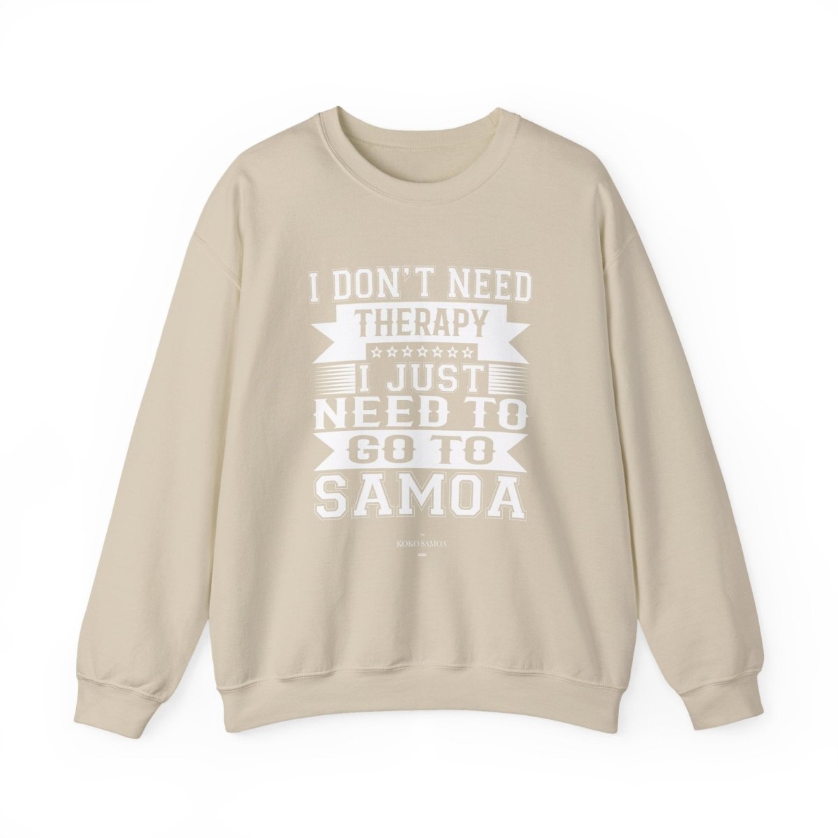 Unisex Heavy Sweatshirt - Therapy - Personalised - AU/NZ - The Koko Samoa