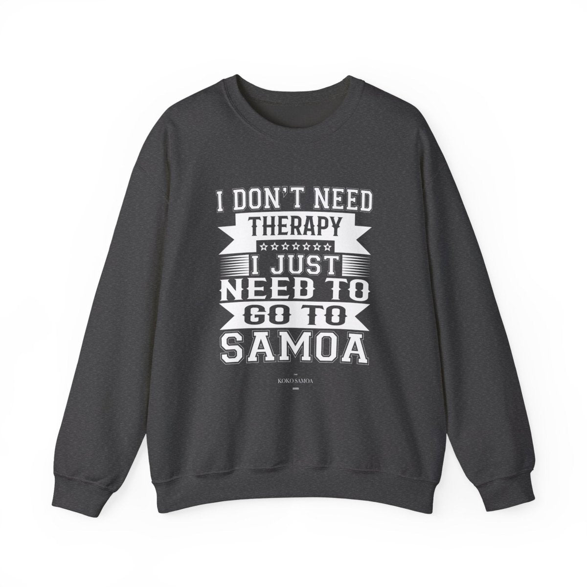 Unisex Heavy Sweatshirt - Therapy - Personalised - AU/NZ - The Koko Samoa