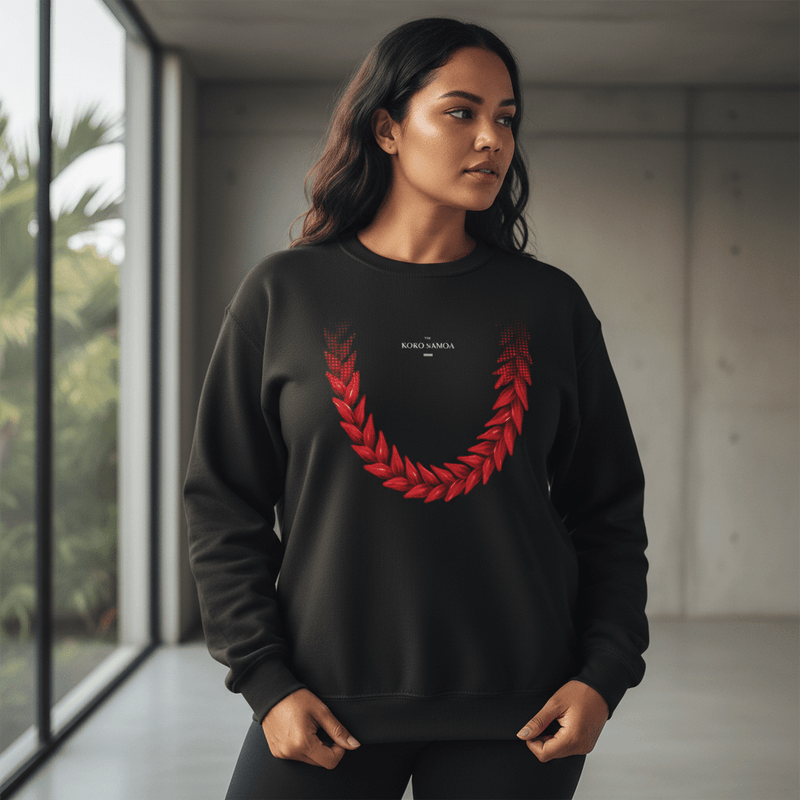 Unisex Heavy Sweatshirt - Ula Fala - AU/NZ - The Koko Samoa