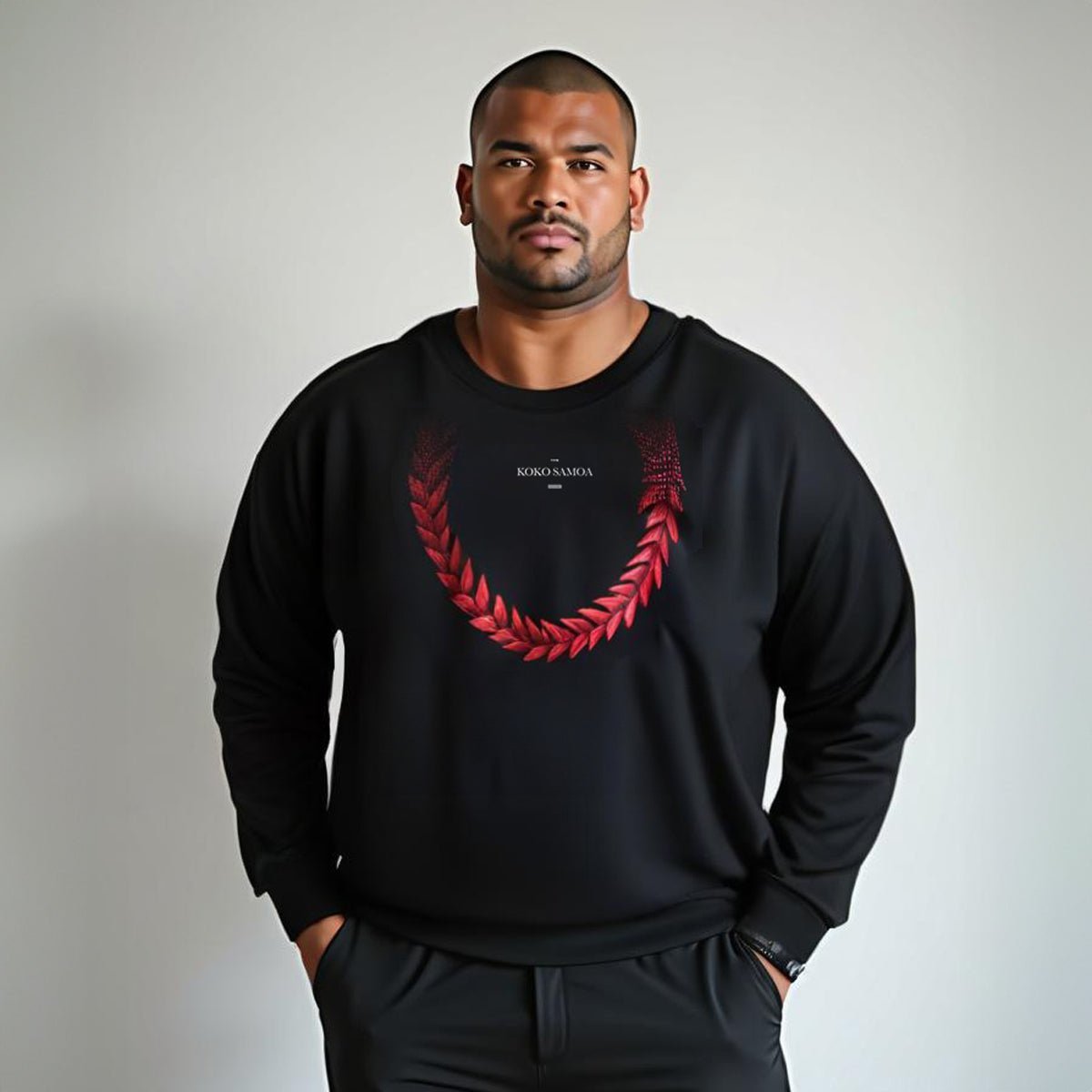 Unisex Heavy Sweatshirt - Ula Fala - AU/NZ/USA - The Koko Samoa