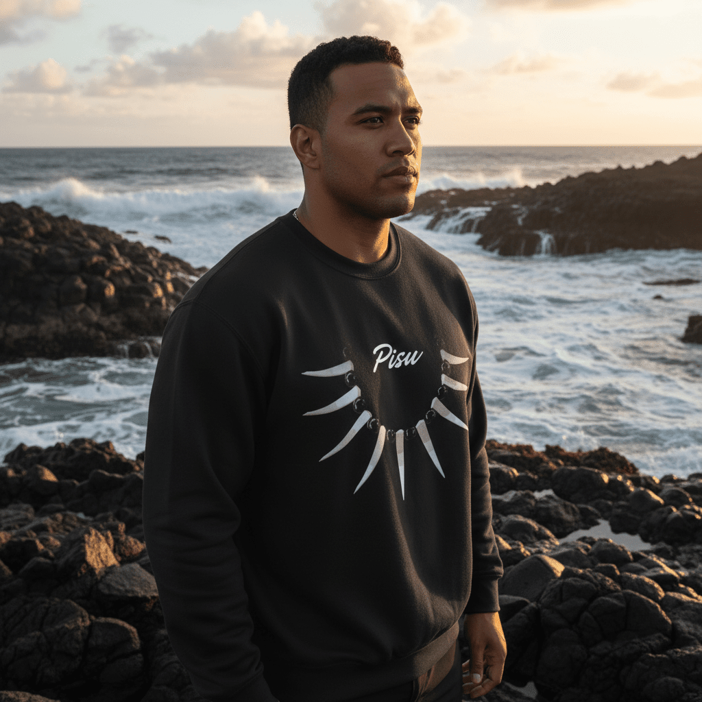 Unisex Heavy Sweatshirt - Ula Nifo - AU/NZ/USA - The Koko Samoa