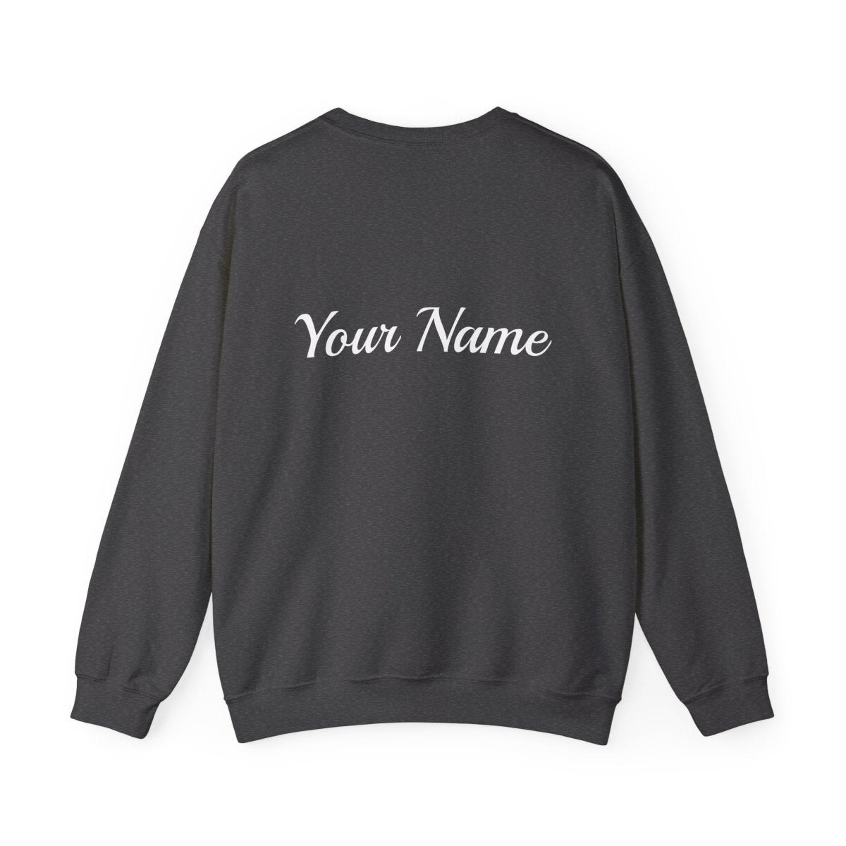 Unisex heavy sweatshirt featuring Warrior by Choice design, personalized print, by The Print Bar, AU/NZ.