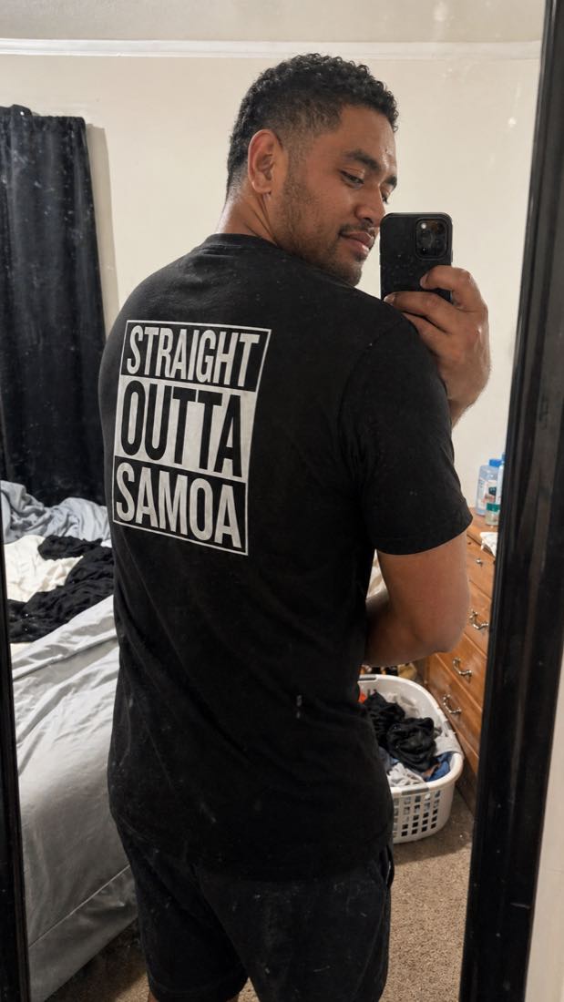 Unisex Tee - Straight Outta Samoa - AU/NZ/USA - The Koko Samoa