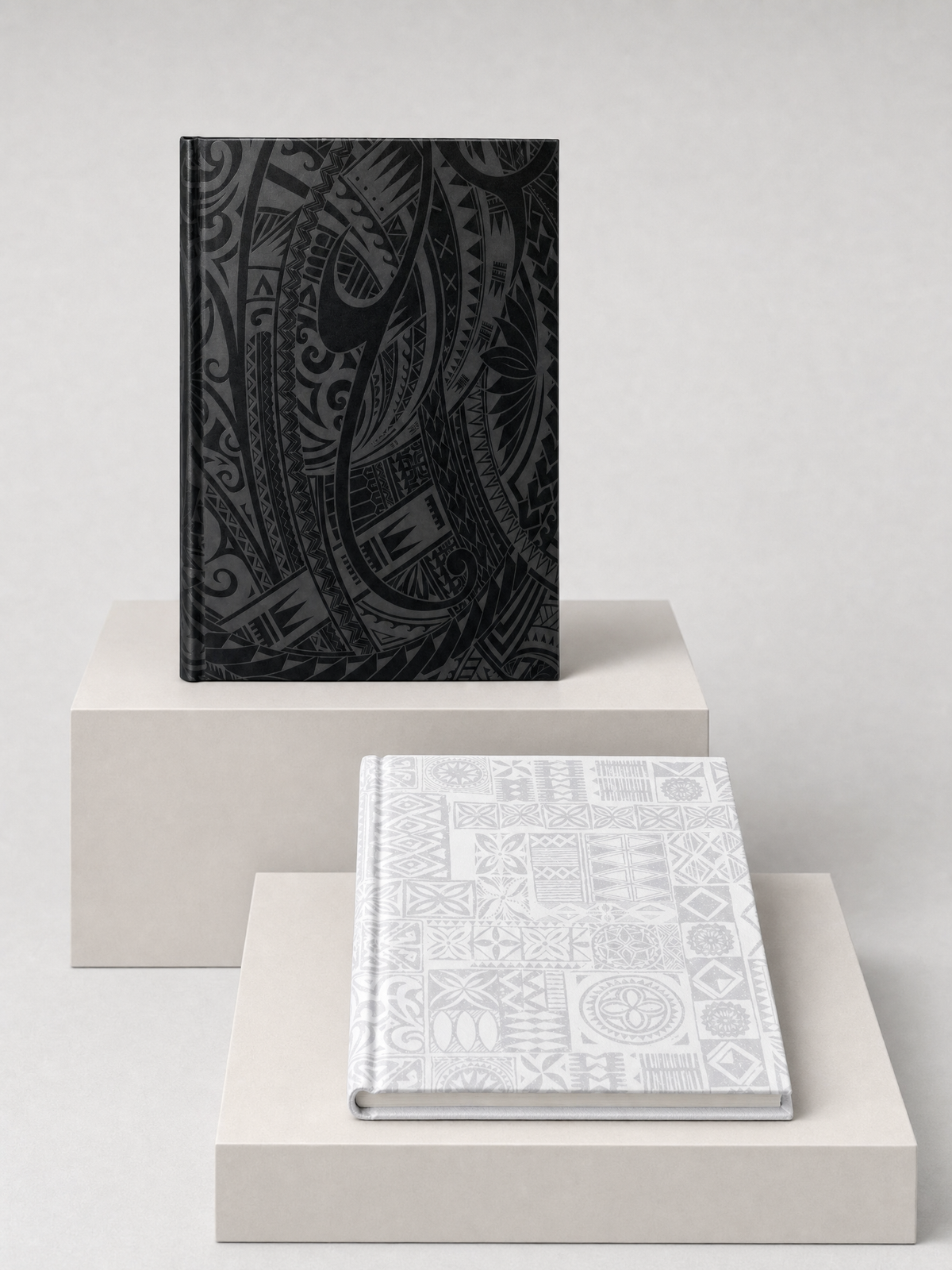 New Year Set gift set: Hardcover Journal - Warrior and Hardcover Journal - White Sunday, shown together.