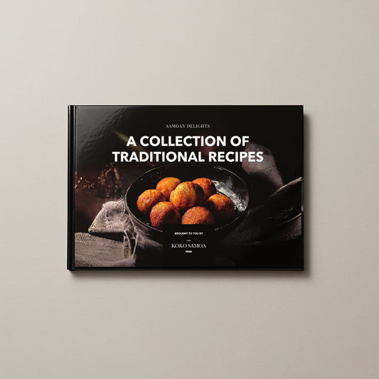 Hardcover A4 - Samoan Delights: 24 Samoan Recipes Cookbook Expanded Edition - Vol1 + Vol2 Combined - AU/NZ/USA
