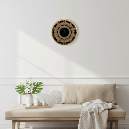 Wall Clock 10"/25cm - Pea - AU/NZ/USA - The Koko Samoa