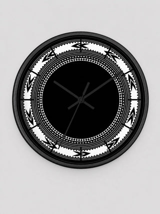 Wall Clock 10"/25cm - White Pe'a - AU/NZ/USA - The Koko Samoa