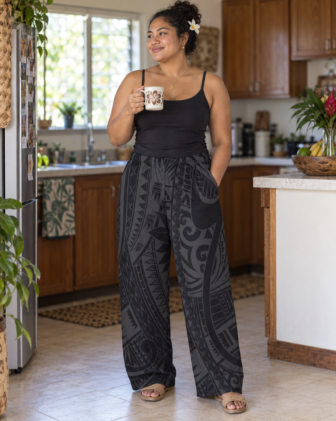 Women's Pyjama Pants - Warrior worn in everyday life