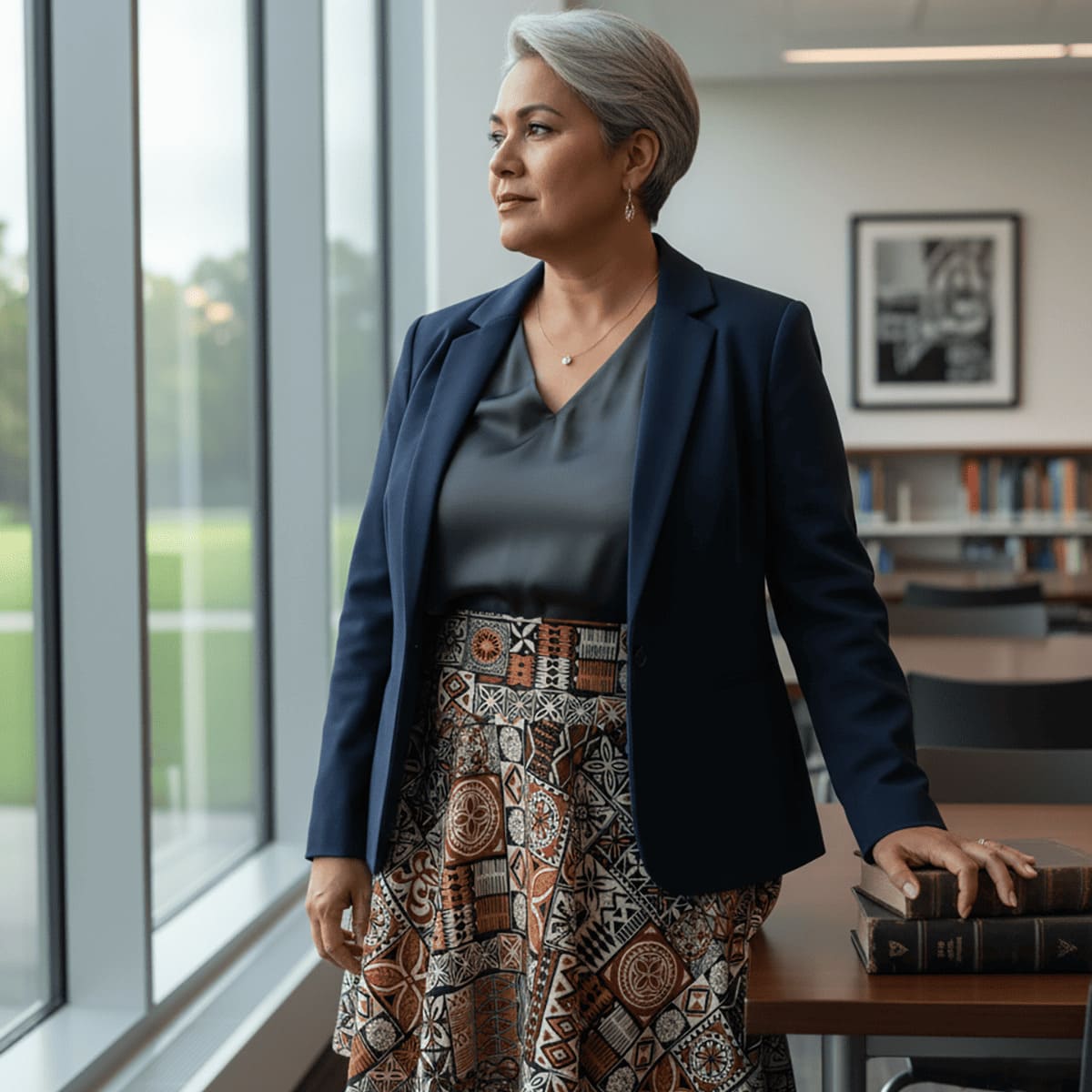 Women's Elei Print Skater Skirt - AU/NZ/USA - The Koko Samoa