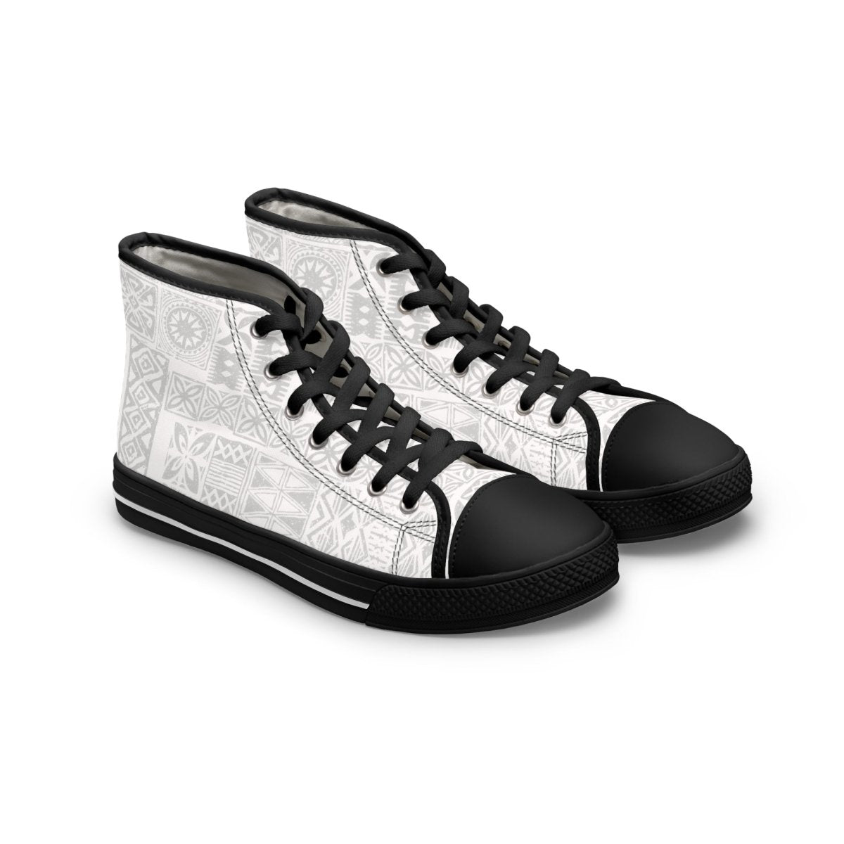 Women's High Top Sneakers - White Sunday - The Koko Samoa