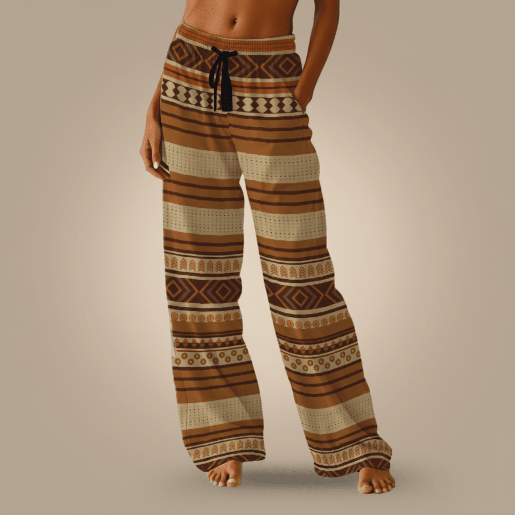 Women's Pajama Pants by MWW on Demand, Siapo design, soft fabric, casual lounge wear, in various sizes for AU/NZ/USA.