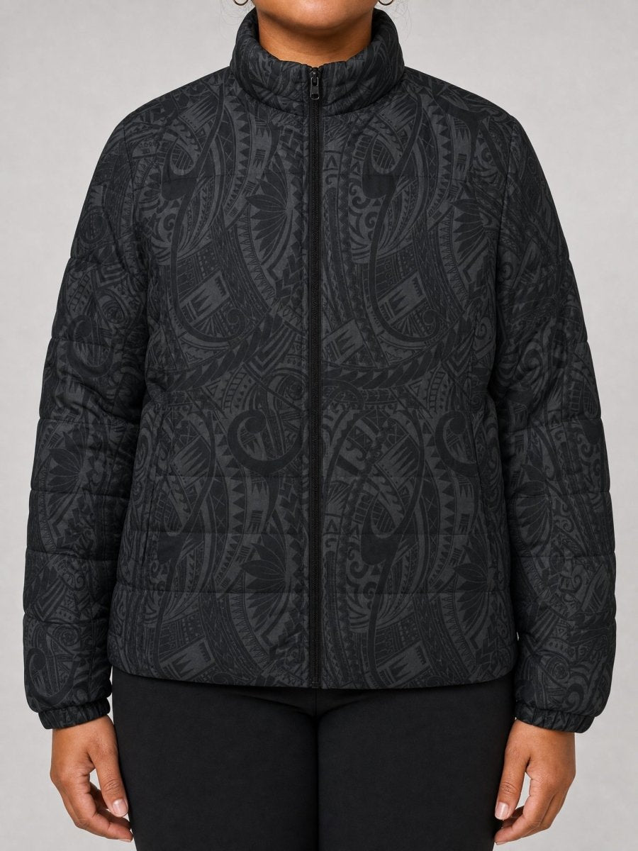 Women's Puffer Jacket - Warrior - The Koko Samoa