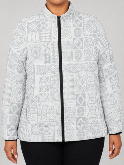 Women's Puffer Jacket - White Sunday