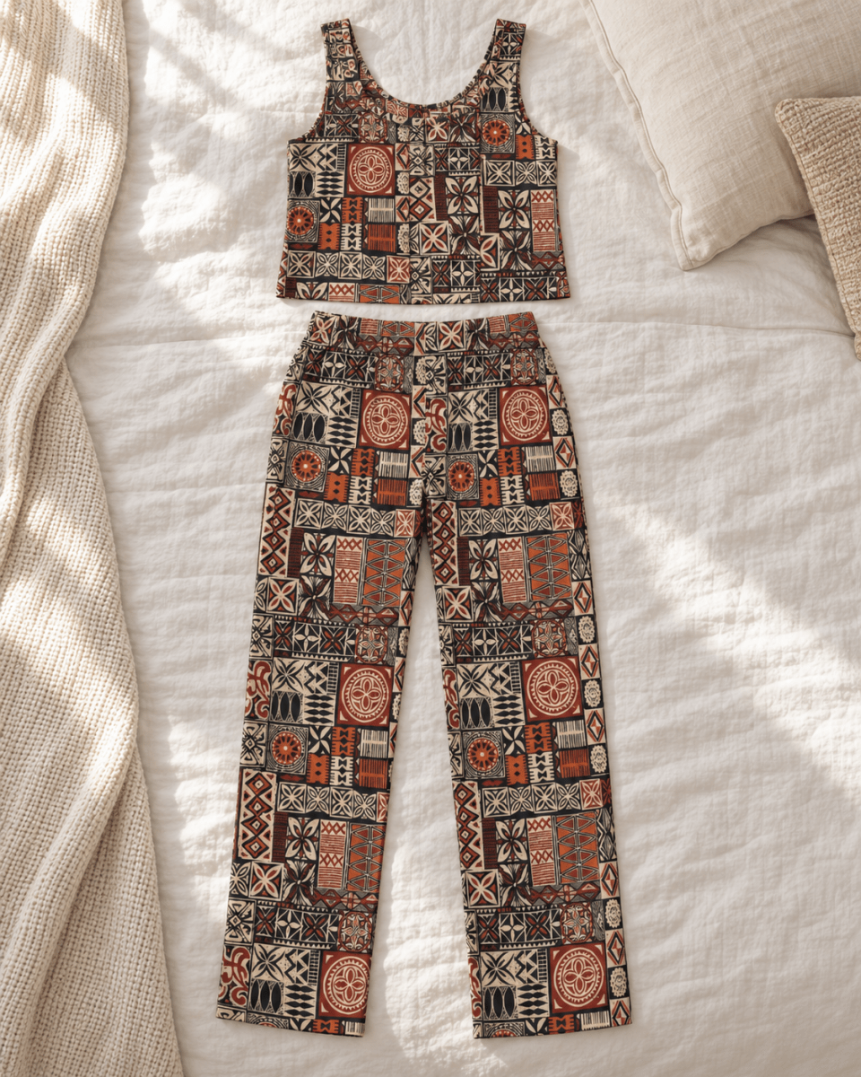Women's Pyjama Pants - Elei - AU/NZ/USA - The Koko Samoa