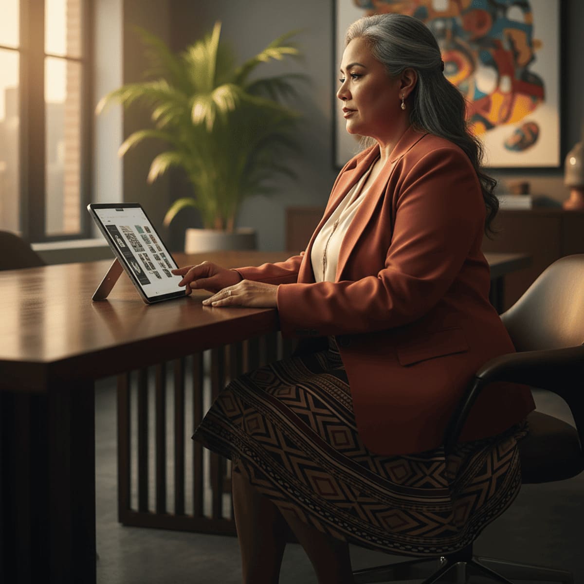 Women's Skater Skirt - Siapo - AU/NZ/USA - The Koko Samoa