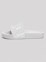 Women's Slide Sandals - White Sunday - The Koko Samoa