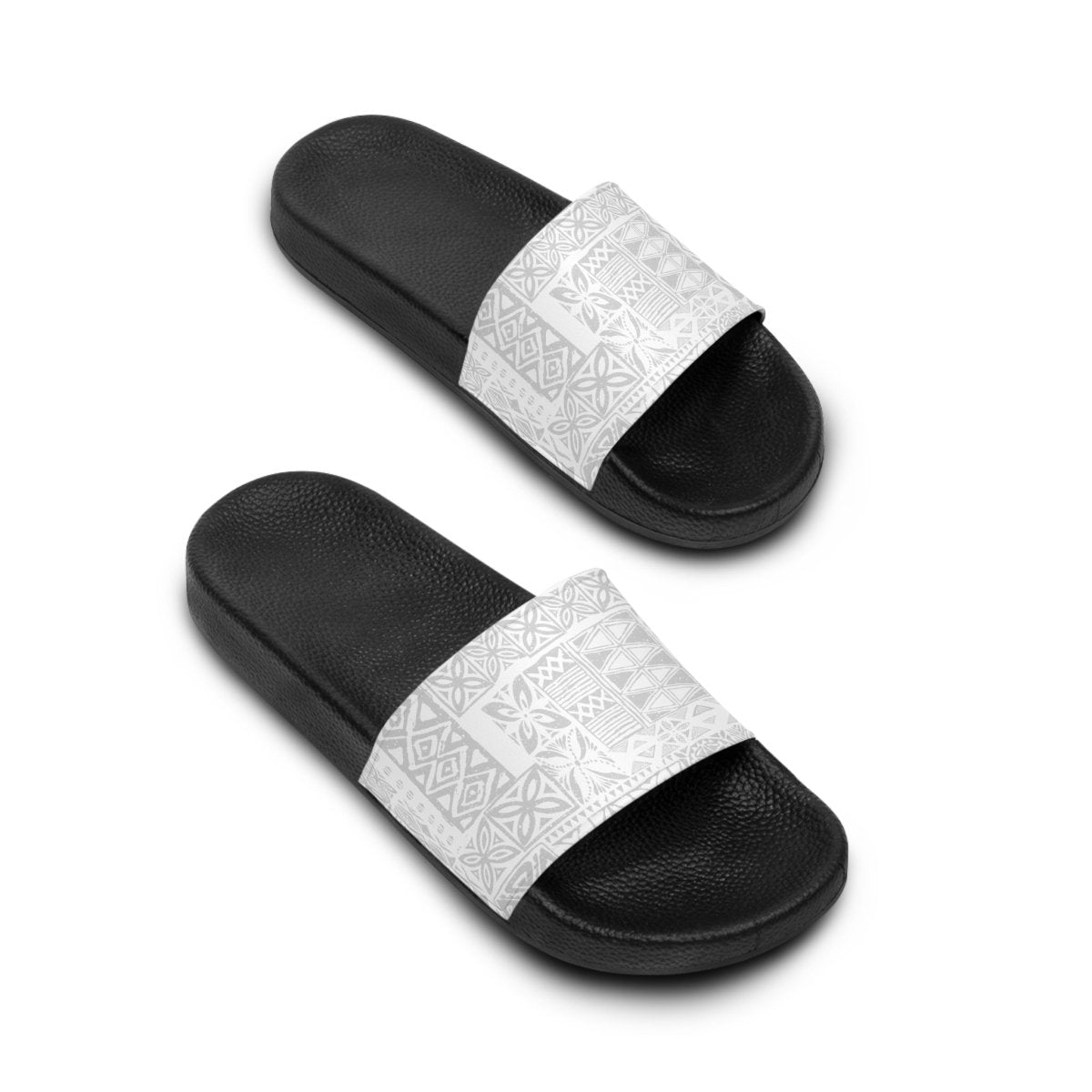 Women's Slide Sandals - White Sunday - The Koko Samoa