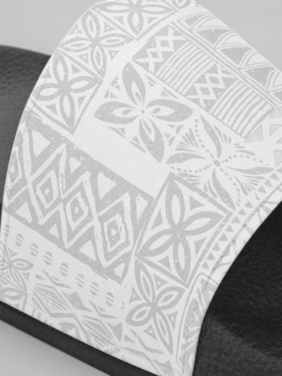 Women's Slide Sandals - White Sunday - The Koko Samoa