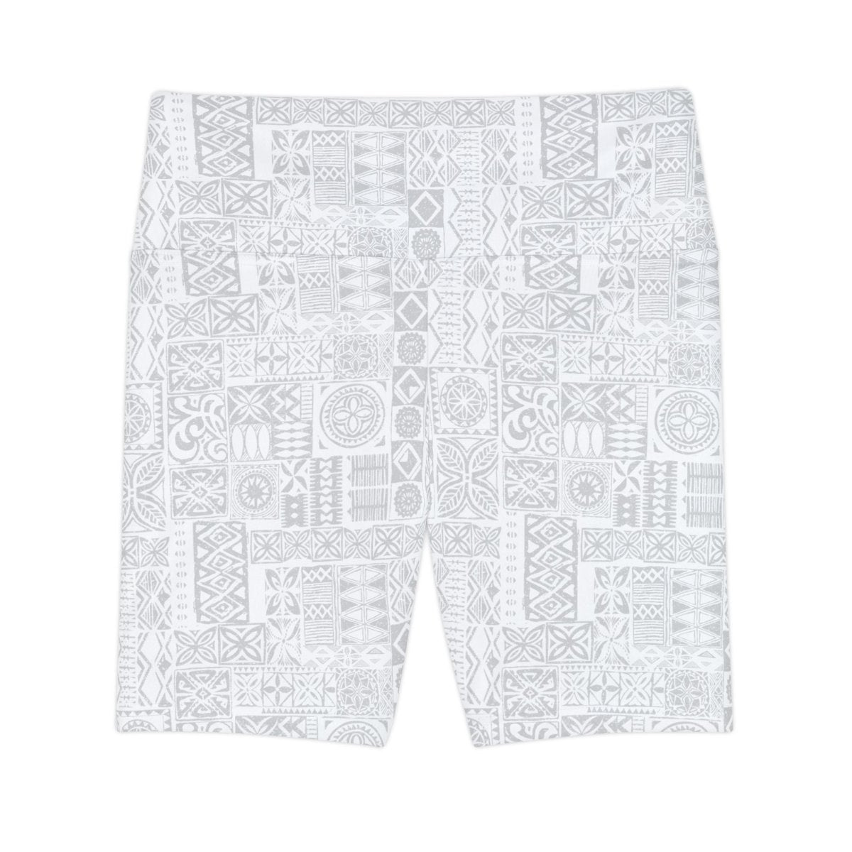 Women's Workout Shorts - White Sunday - The Koko Samoa