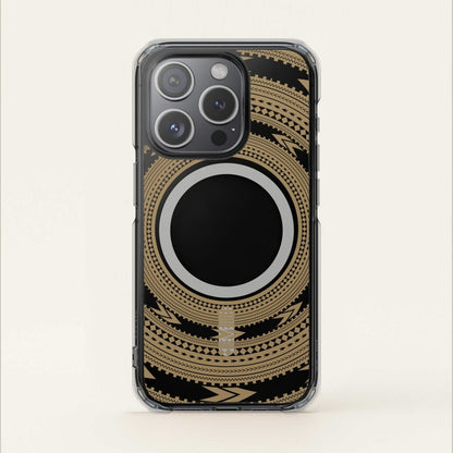 PasifikaOne MagSafe iPhone ClearCase - Pea Reversed - AU/NZ/USA - The Koko Samoa