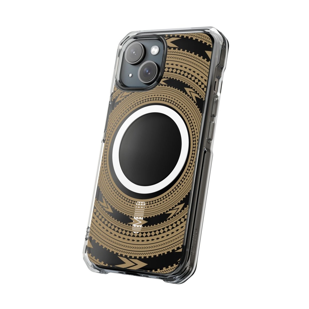 WOYC PasifikaOne MagSafe clear case for iPhone 16, featuring a Pea Reversed design, transparent protective cover.