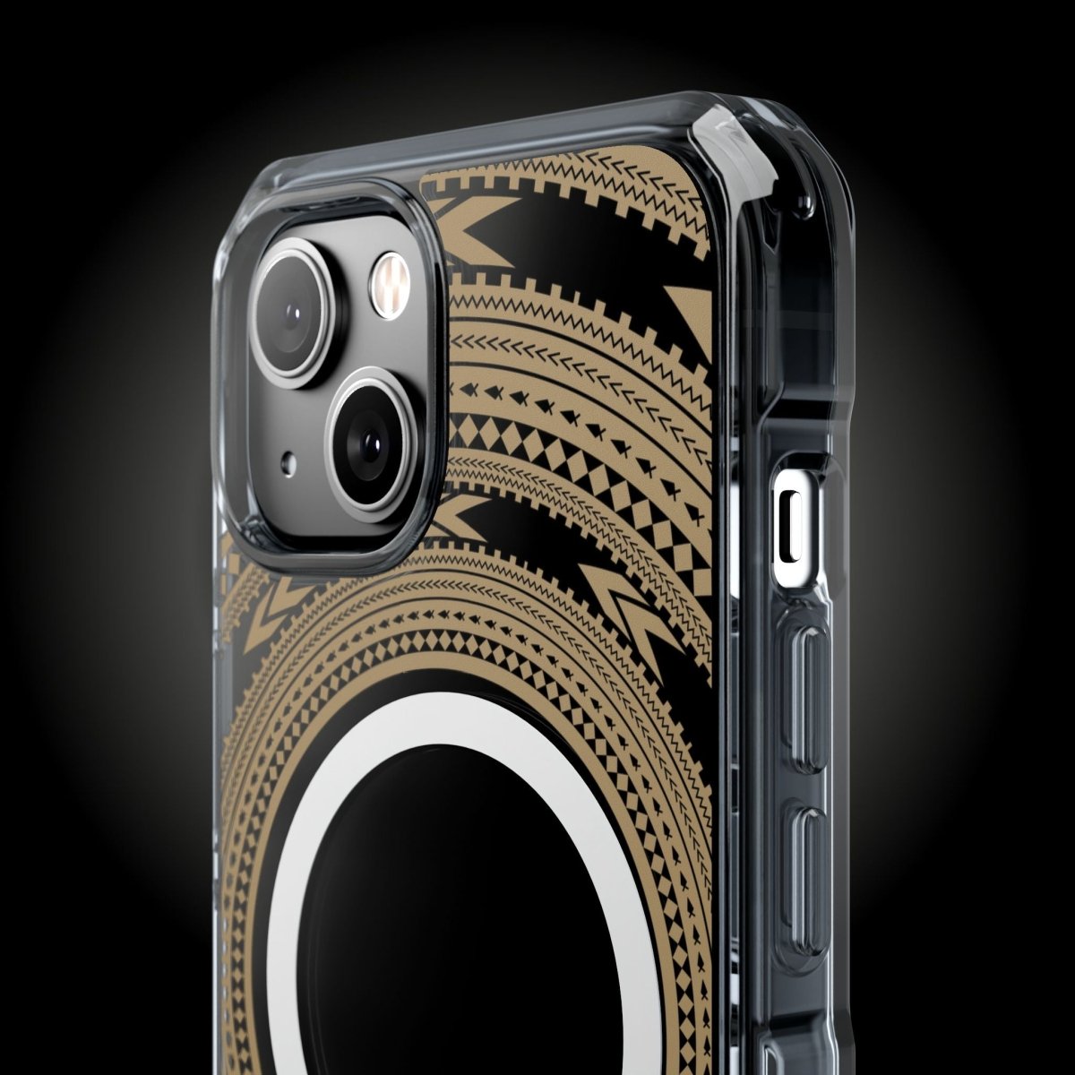 WOYC PasifikaOne MagSafe clear case for iPhone 16, featuring a Pea Reversed design, transparent protective cover.