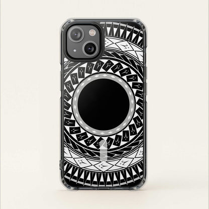 PasifikaOne MagSafe iPhone ClearCase - Samoan Spear - AU/NZ/USA - The Koko Samoa