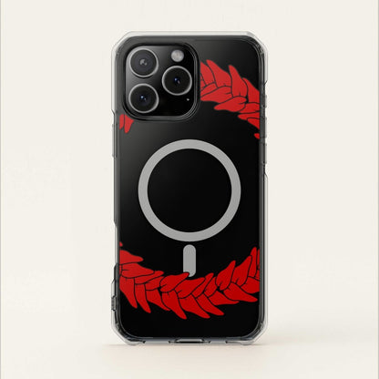 PasifikaOne MagSafe Phone Clear Case - Ula Fala - AU/NZ/USA - The Koko Samoa