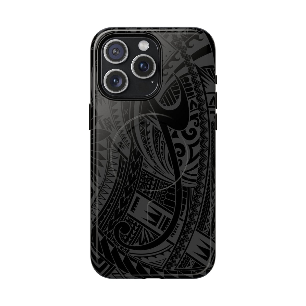 iPhone 17 Tough MagSafe case in glossy Warrior design, rugged protective cover for MagSafe-compatible smartphones.