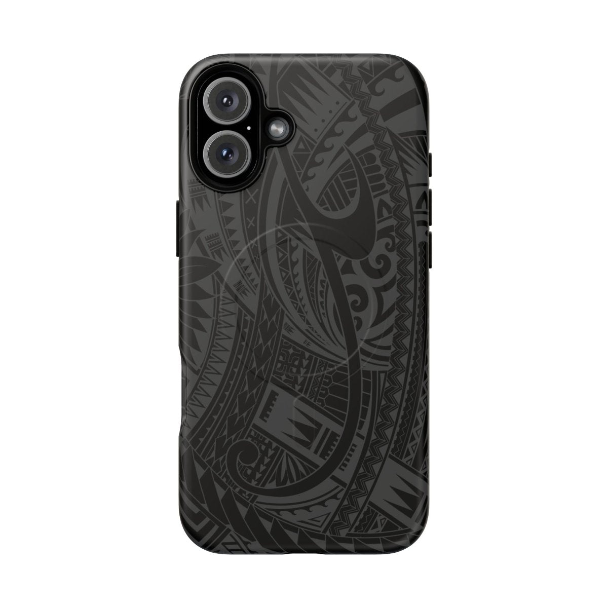 WOYC iPhone 17 Tough MagSafe phone case in glossy Warrior design, durable protective case for MagSafe-compatible iPhones.