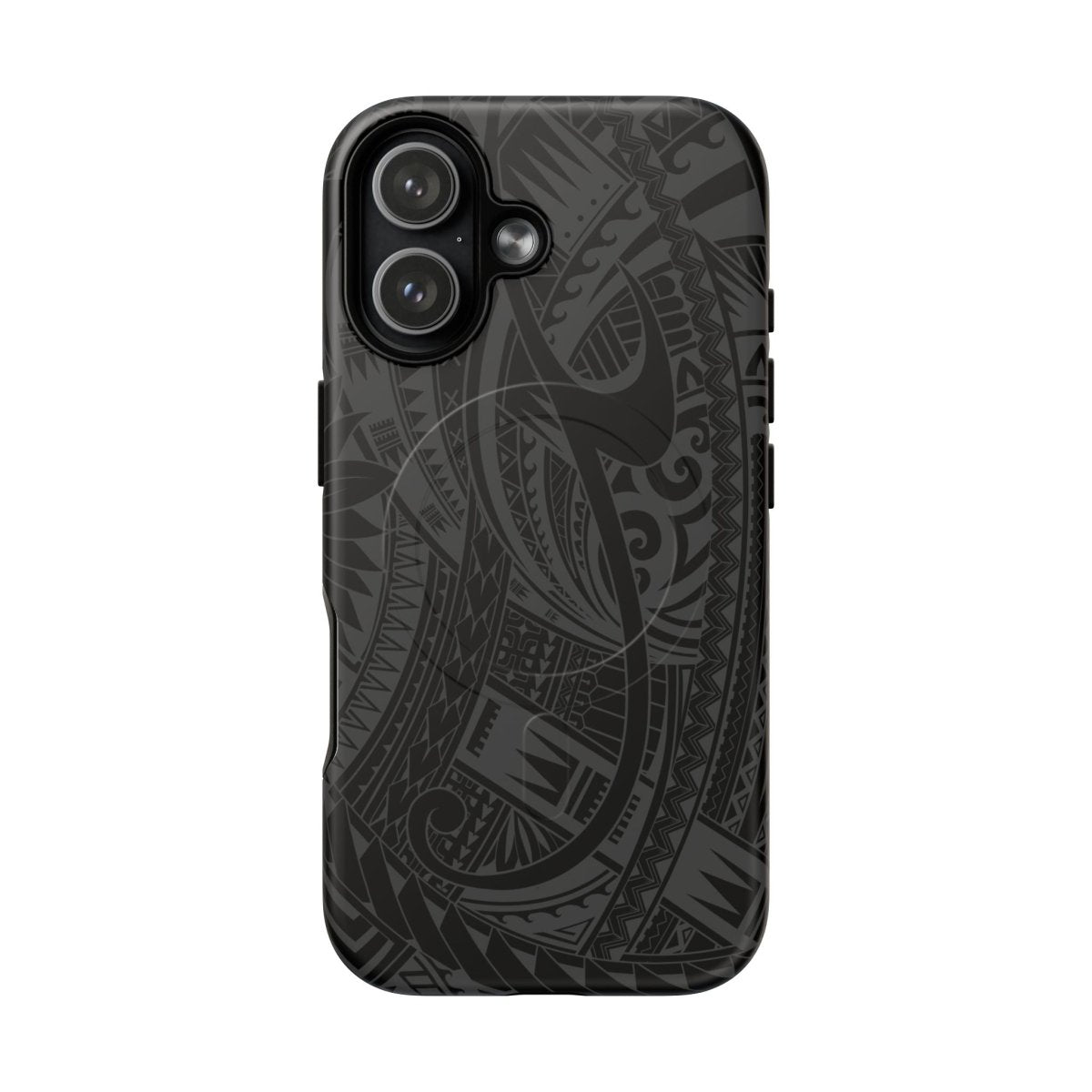 WOYC iPhone 17 Tough MagSafe® phone case in glossy Warrior design, durable protective case for MagSafe compatible iPhones.