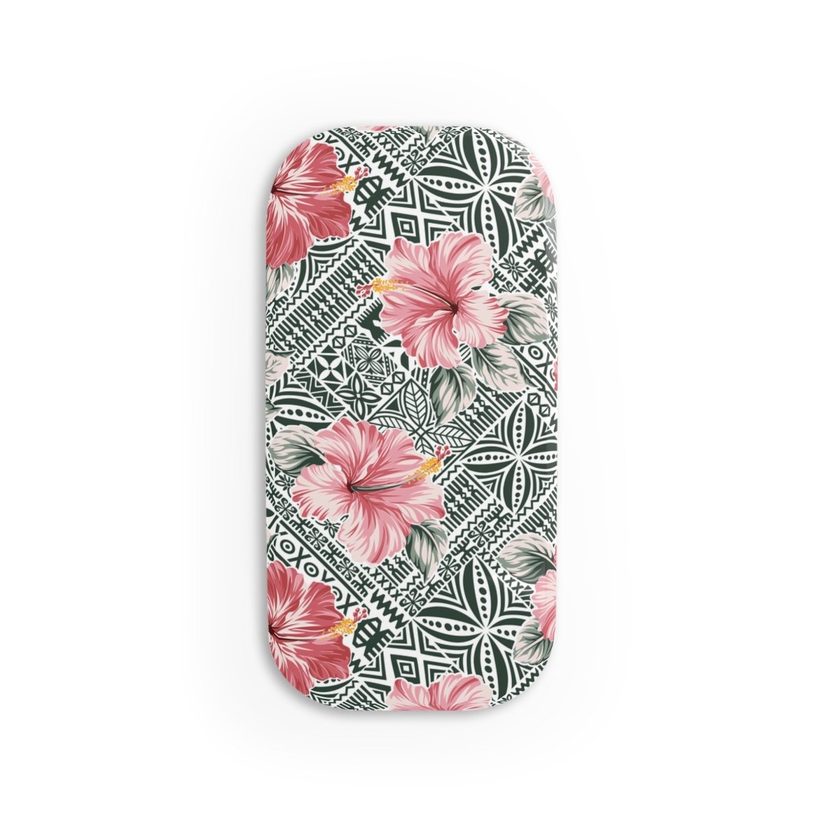 White WOYC Solosolo phone grip stand with glossy finish, versatile design for AU, NZ, and USA models, ensures secure handling.