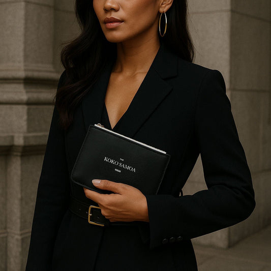 Saffiano Mini Clutch Bag - The Brand Classic - AU/NZ/USA - The Koko Samoa