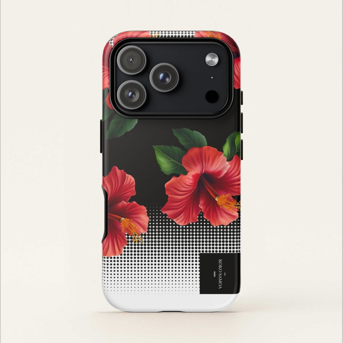 WOYC iPhone 17 tough phone case in glossy finish, designed for durability and protection from impacts.