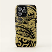 iPhone Tough Phone Case - Bloom Gold - AU/NZ/USA - The Koko Samoa