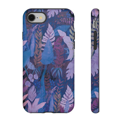 iPhone Tough Phone Case - Lavender Palms - AU/NZ/USA - The Koko Samoa