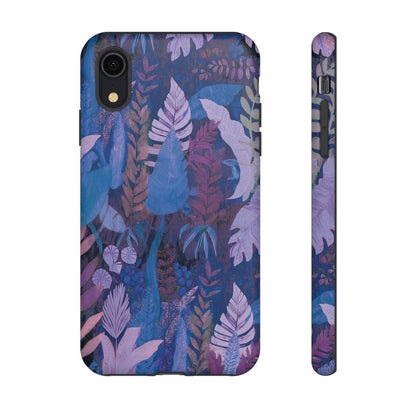 iPhone Tough Phone Case - Lavender Palms - AU/NZ/USA - The Koko Samoa