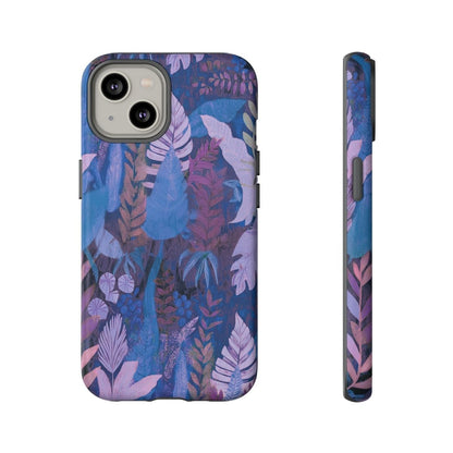 iPhone Tough Phone Case - Lavender Palms - AU/NZ/USA - The Koko Samoa