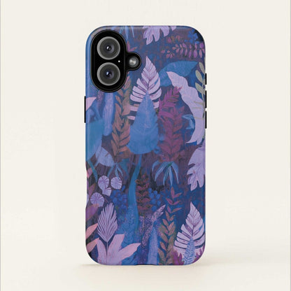 iPhone Tough Phone Case - Lavender Palms - AU/NZ/USA - The Koko Samoa