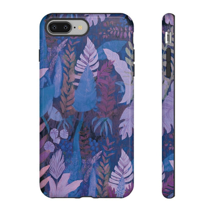 iPhone Tough Phone Case - Lavender Palms - AU/NZ/USA - The Koko Samoa