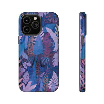 iPhone Tough Phone Case - Lavender Palms - AU/NZ/USA - The Koko Samoa