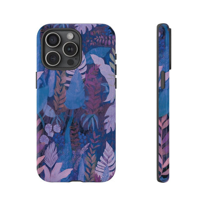 iPhone Tough Phone Case - Lavender Palms - AU/NZ/USA - The Koko Samoa