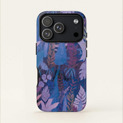 iPhone Tough Phone Case - Lavender Palms - AU/NZ/USA - The Koko Samoa