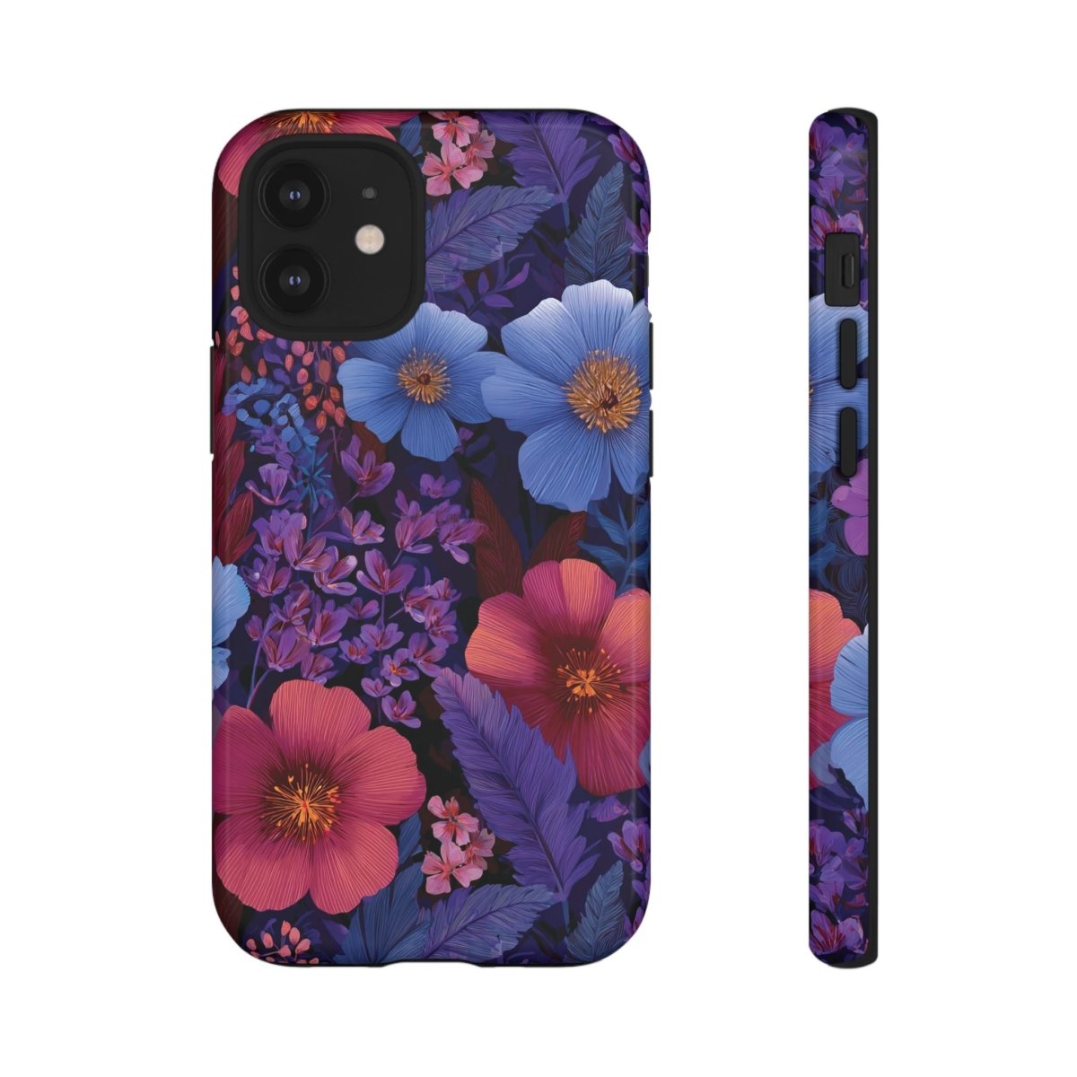 Lavender Tropics iPhone tough phone case by Printify, glossy finish, designed for iPhone 17, durable protective cover.