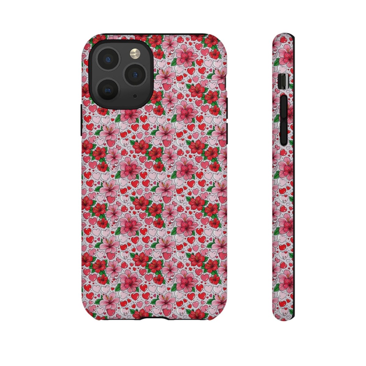 WOYC iPhone Tough Phone Case for iPhone 17 featuring Love & Aute design, glossy finish, durable protection, suitable for AU, NZ, USA.
