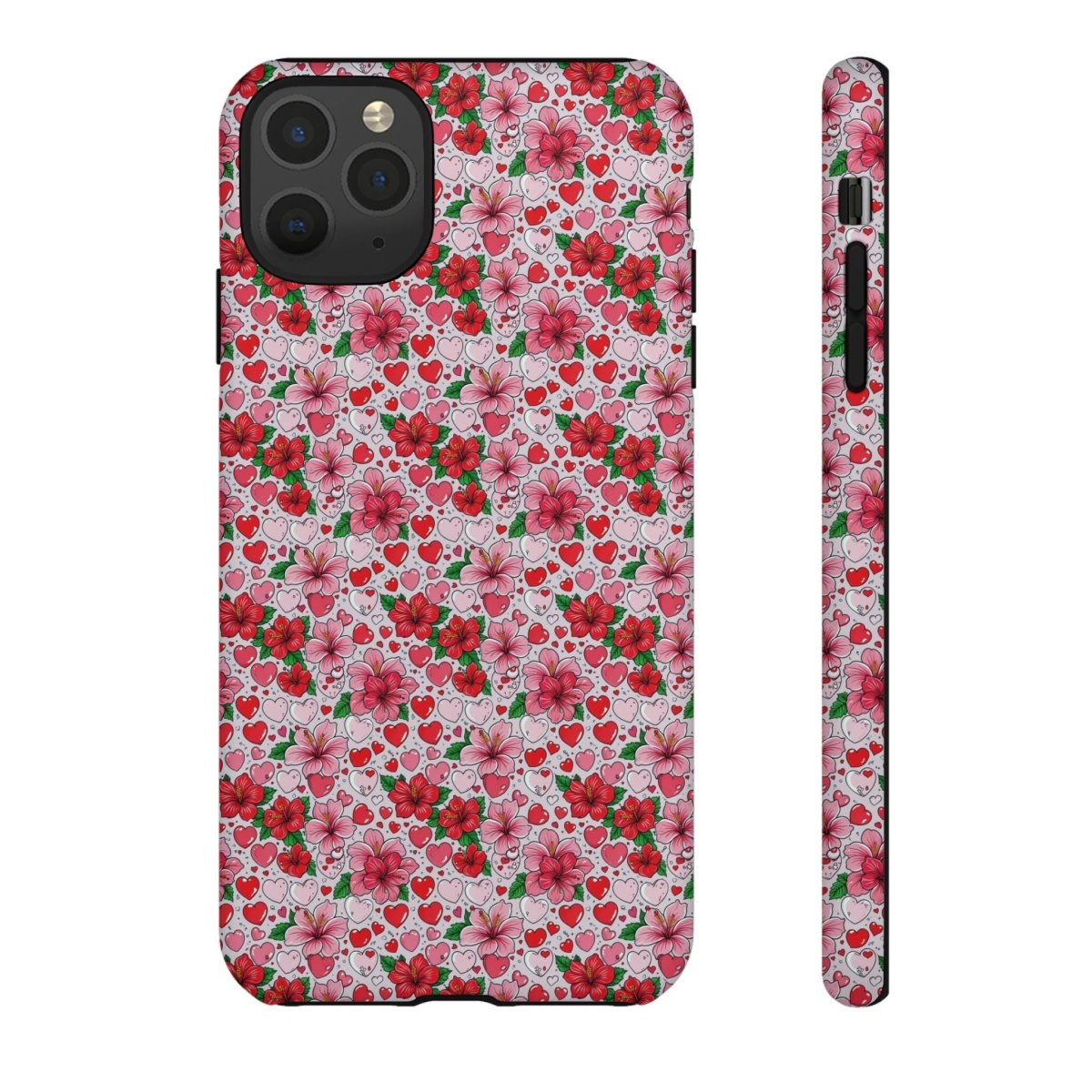 WOYC iPhone Tough Phone Case with Love & Aute design for iPhone 17, glossy finish, suitable for AU/NZ/USA regions.