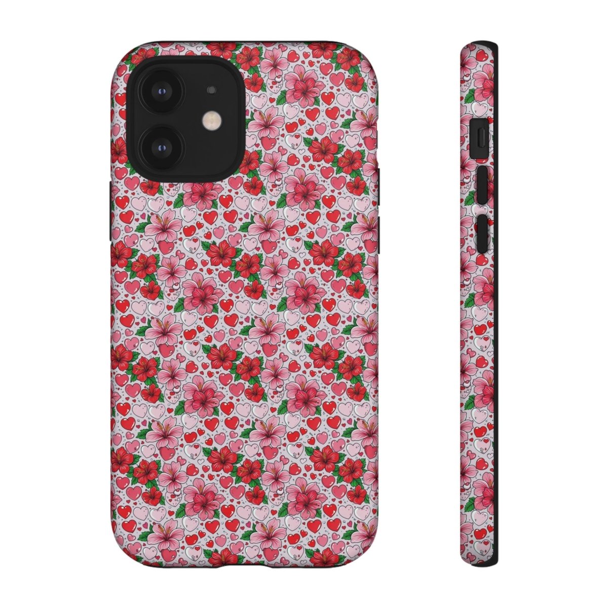 WOYC iPhone Tough Phone Case for iPhone 17 with Love & Aute design, glossy finish, durable protective cover for AU/NZ/USA.
