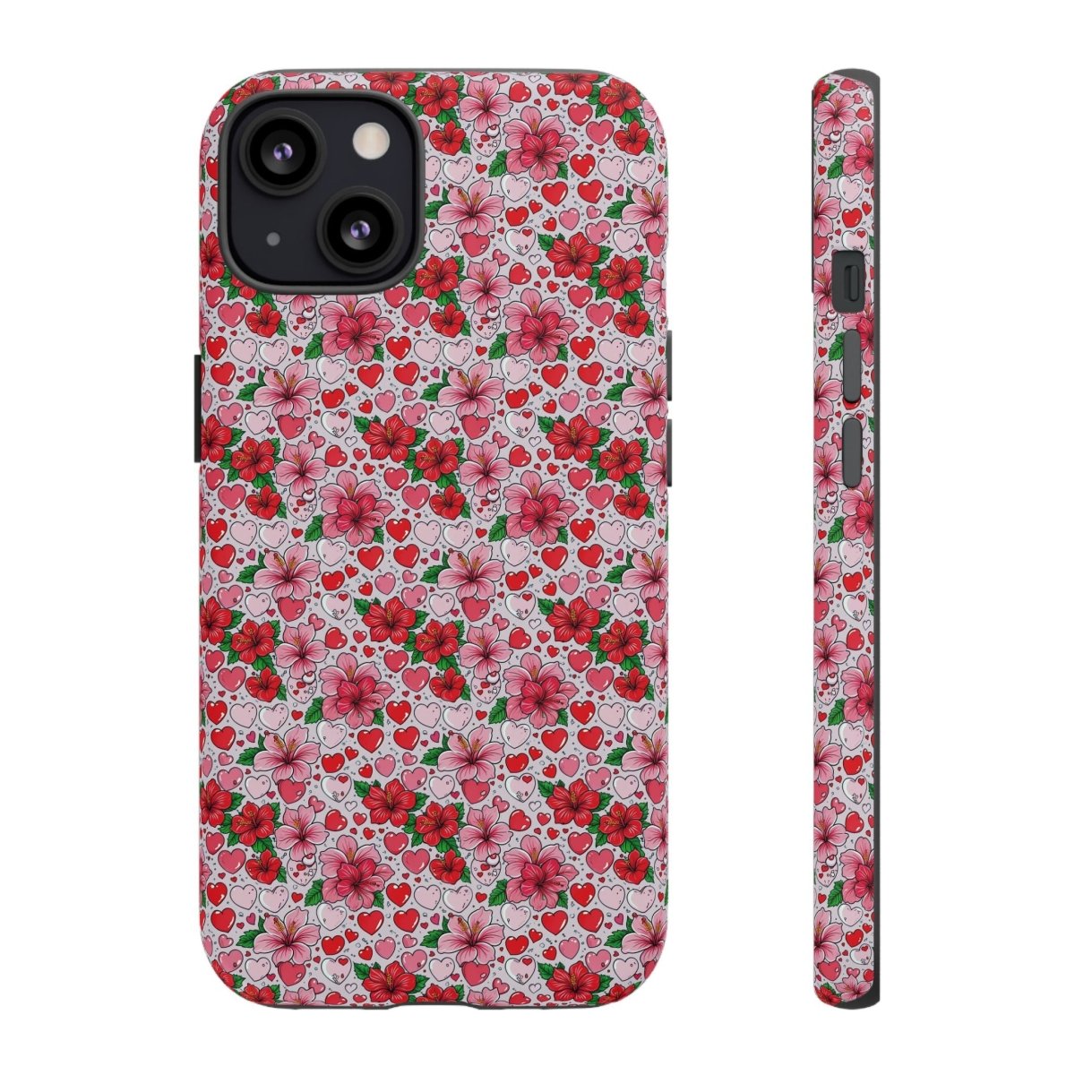 WOYC iPhone 17 tough phone case with Love & Aute design, glossy finish, durable protective cover for iPhone models in AU, NZ, and USA.