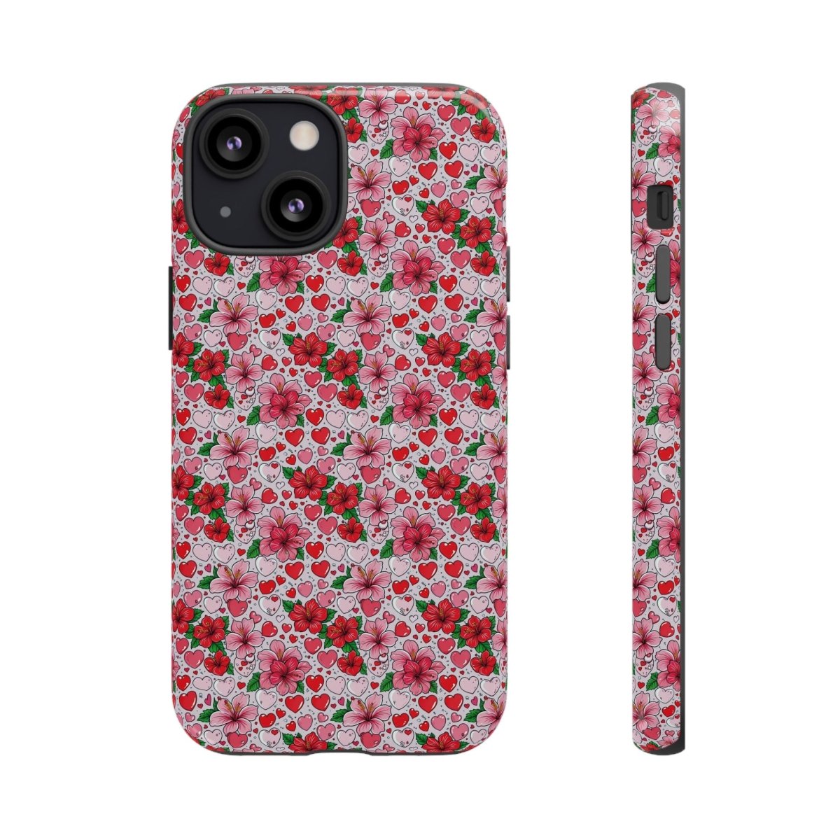 WOYC iPhone 17 tough phone case with Love & Aute design, glossy finish, durable protection for AU, NZ, and US markets.