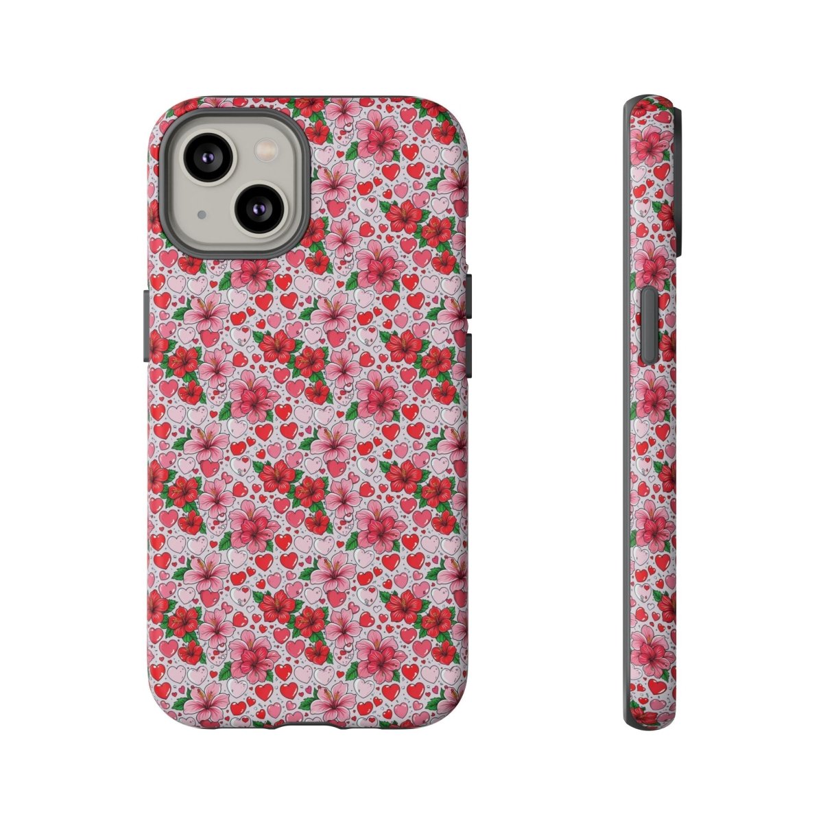 WOYC iPhone Tough Phone Case for iPhone 17 featuring Love & Aute design in a glossy finish, suitable for AU, NZ, and USA markets.